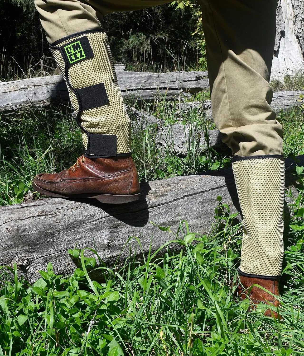 3D Mesh Tick Repelling Leg Gaiters