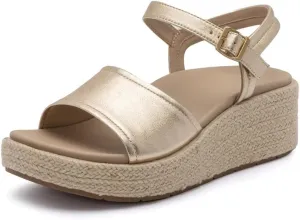 ABEO Solstice Buckle Sandals For Women | Arch Support Sandals | Ball of Foot Pain Relief | Built-In Metatarsal Pads Women