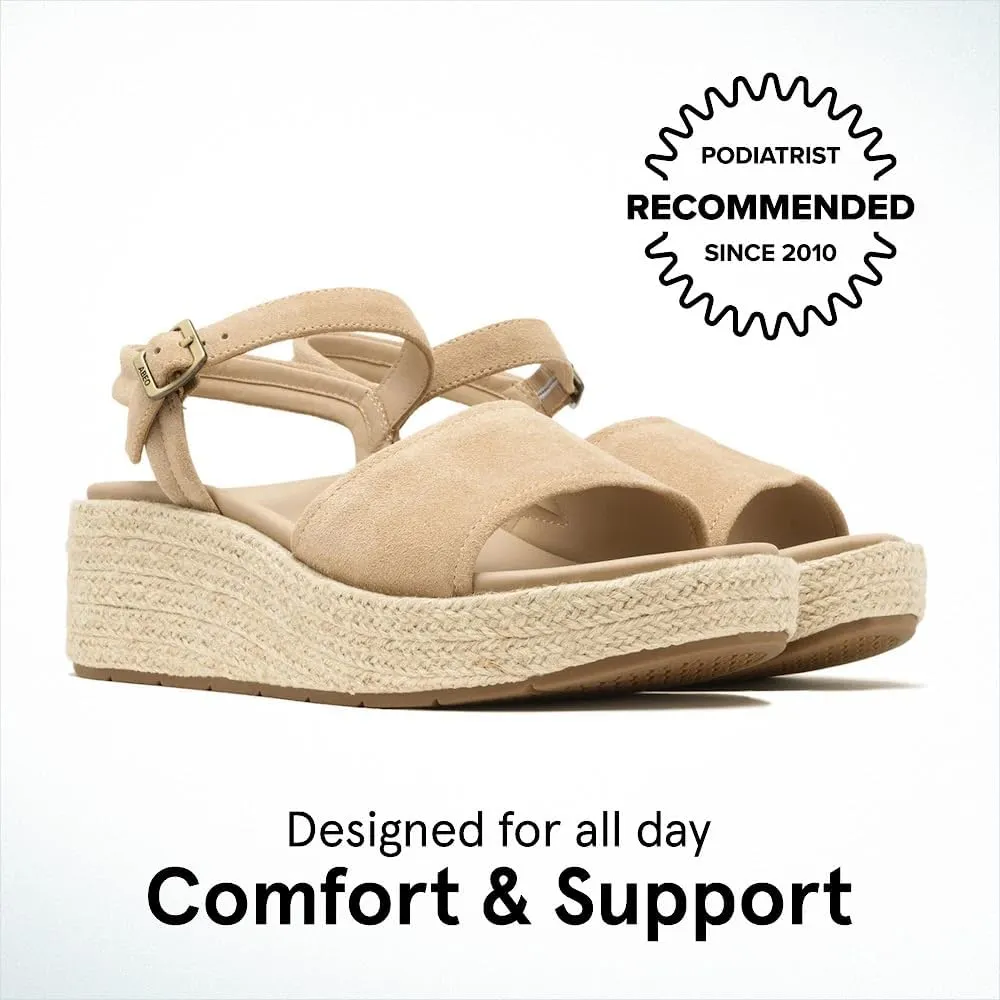 ABEO Solstice Buckle Sandals For Women | Arch Support Sandals | Ball of Foot Pain Relief | Built-In Metatarsal Pads Women