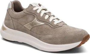 Aetrex Women's Emily Orthopedic Plantar Fasciitis Relief Arch Support Inserts Shoes - Adjustable Lace-Up Leather Sneakers for Women