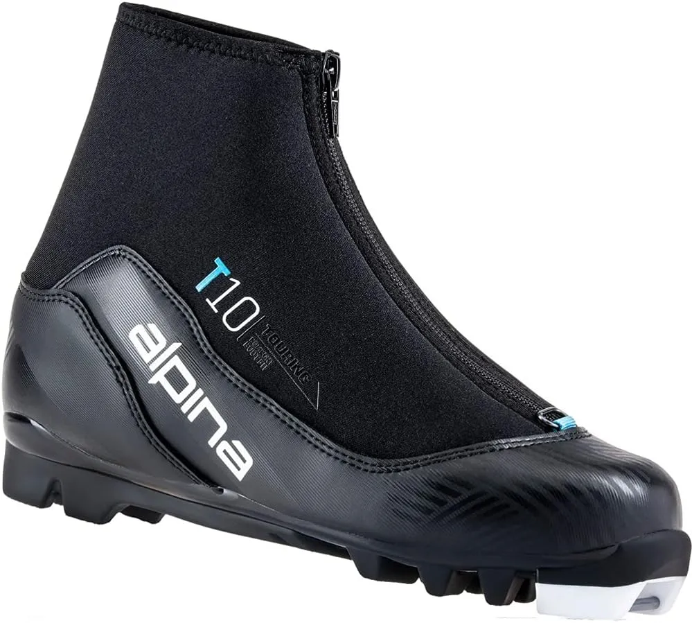 Alpina T 10 Eve Womens NNN Cross Country Ski Boots 2022-37/Black-Blue