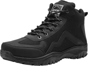 Alpine Swiss Brent Mens Hiking Boots Comfortable Mid Ankle Outdoor Walking Shoes