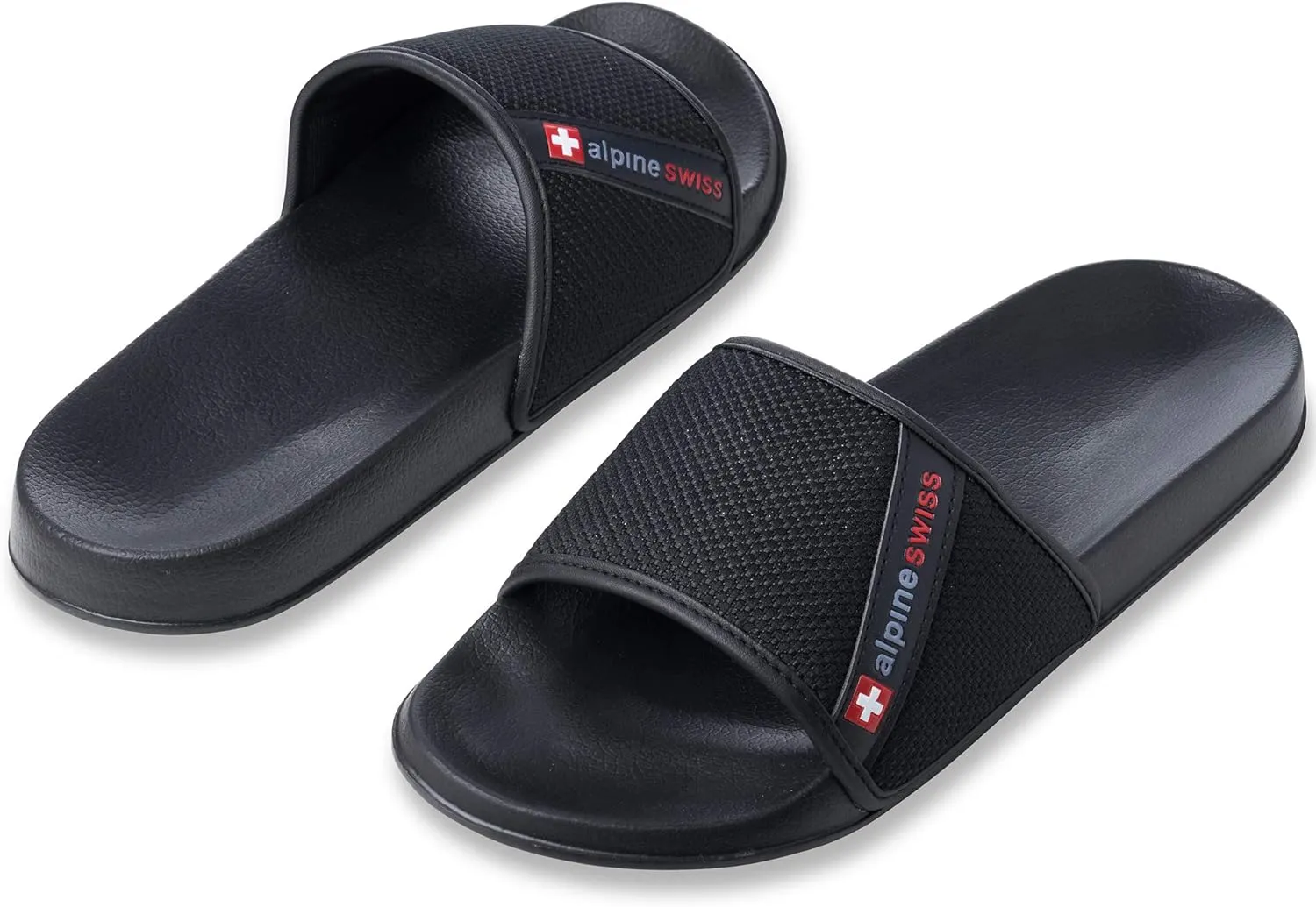 Alpine Swiss Mens Athletic Comfort Slide Sandals House Shoes Slippers