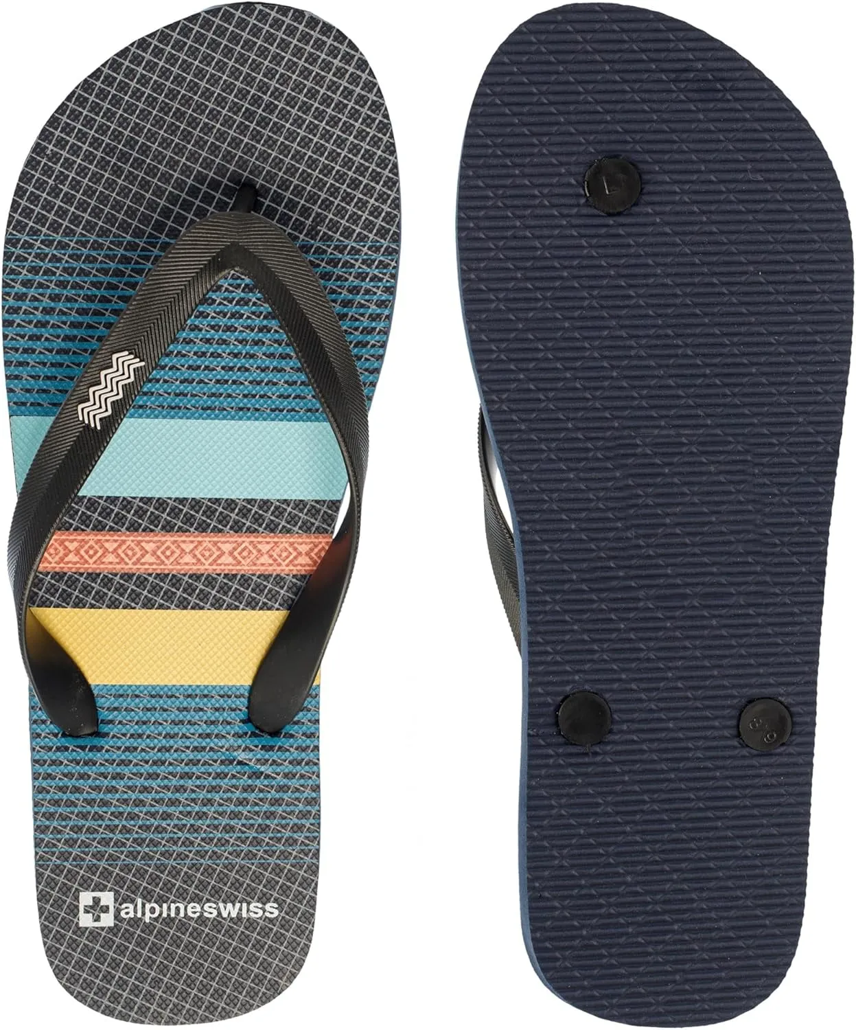 Alpine Swiss Men’s Flip Flops Lightweight EVA Sandals