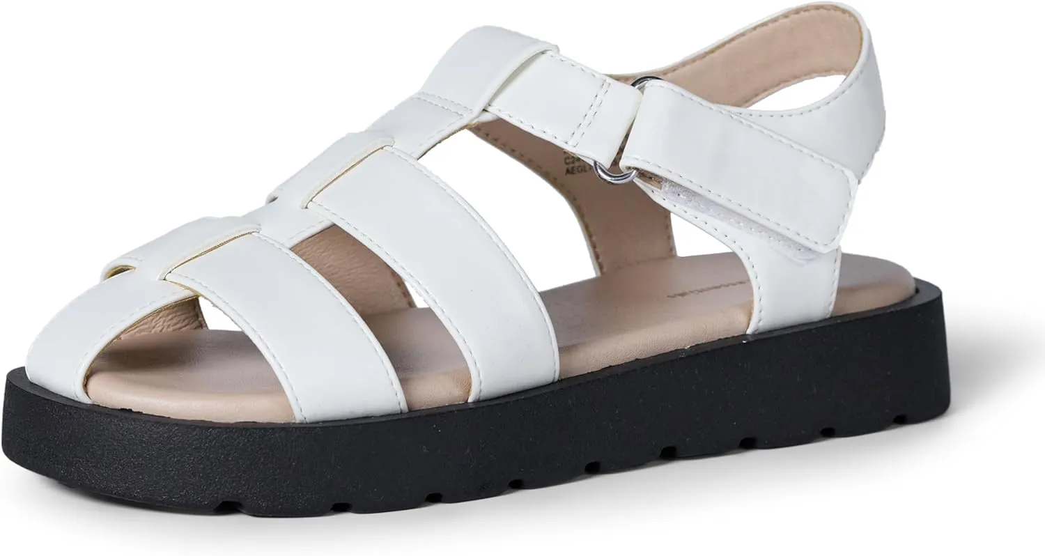 Amazon Essentials Girls' Closed Toe Fisherman Sandals