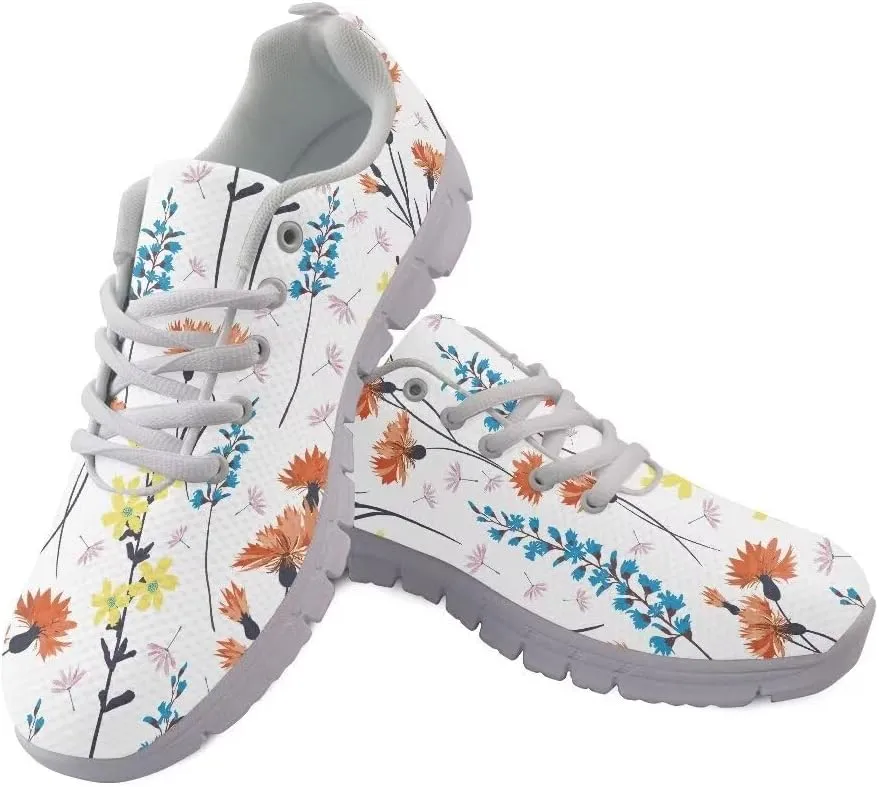 AmzPrint Couples Matching Shoes for Walking Running Hiking Lightweight Breathable Fashion Casual Sneakers Size 5.5-14.5