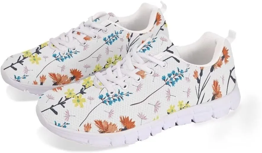 AmzPrint Couples Matching Shoes for Walking Running Hiking Lightweight Breathable Fashion Casual Sneakers Size 5.5-14.5