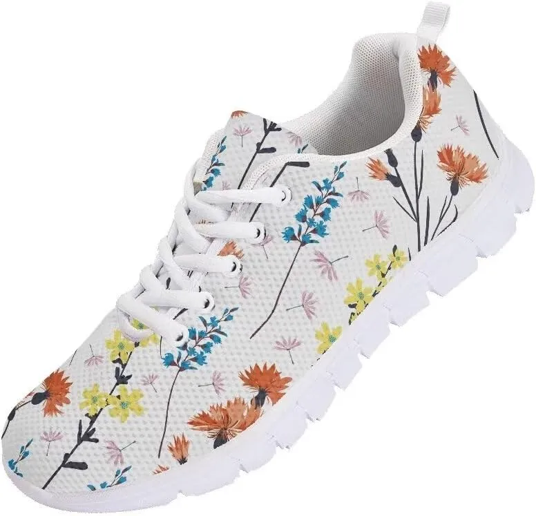 AmzPrint Couples Matching Shoes for Walking Running Hiking Lightweight Breathable Fashion Casual Sneakers Size 5.5-14.5
