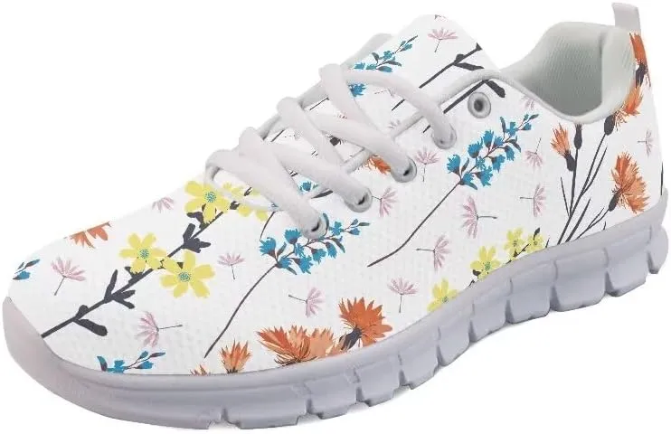 AmzPrint Couples Matching Shoes for Walking Running Hiking Lightweight Breathable Fashion Casual Sneakers Size 5.5-14.5