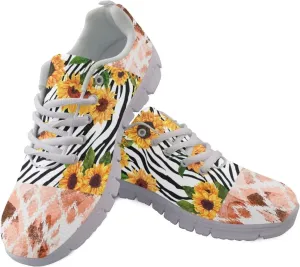 AmzPrint Hiking Running Walking for Men Women Printed White Sole Cute Casual Shoes Women Fashion Casual Sneakers Size 5.5-13