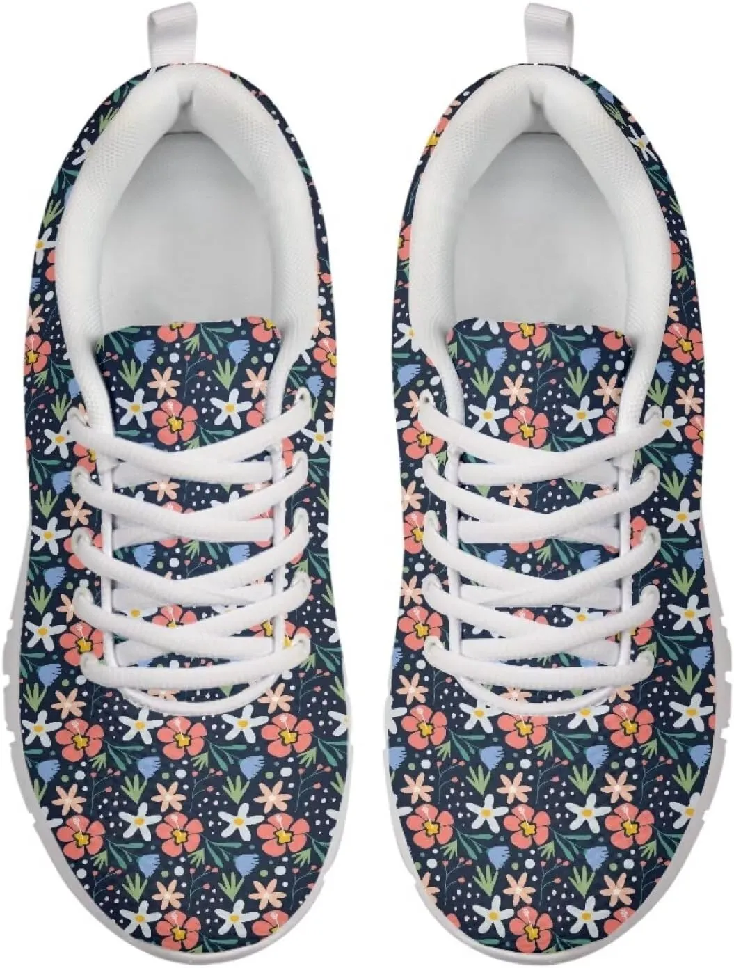 AmzPrint Women Indoor Cycling Shoes Bike Shoes Argyle Print Colorful Running Shoes for Women Comfortable Sneakers