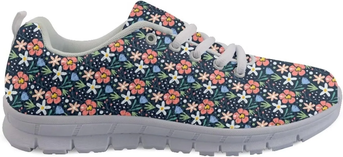 AmzPrint Women Indoor Cycling Shoes Bike Shoes Argyle Print Colorful Running Shoes for Women Comfortable Sneakers
