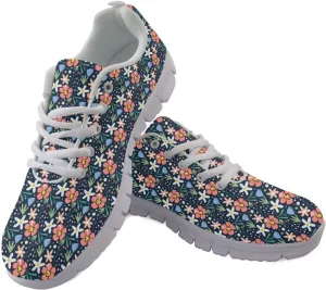 AmzPrint Women Indoor Cycling Shoes Bike Shoes Argyle Print Colorful Running Shoes for Women Comfortable Sneakers