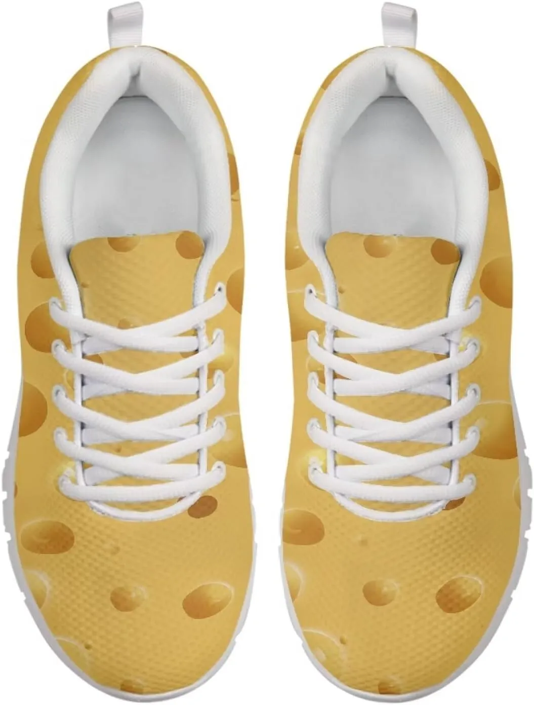 AmzPrint Women Men Shoes for Bike Work Nursing Restaurants Walking Sneakers White Sole Running Shoes for Women Men Sneakers
