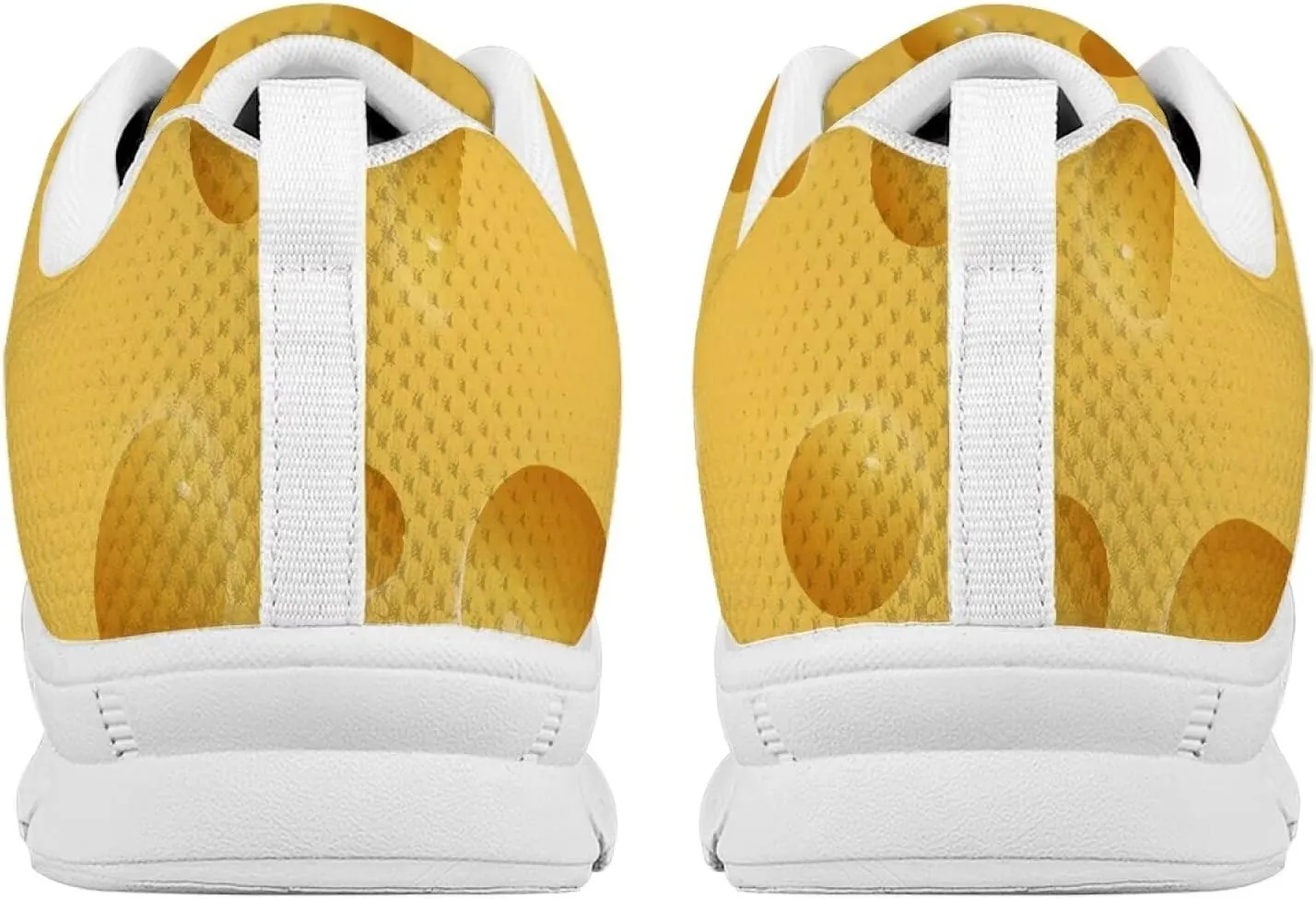 AmzPrint Women Men Shoes for Bike Work Nursing Restaurants Walking Sneakers White Sole Running Shoes for Women Men Sneakers