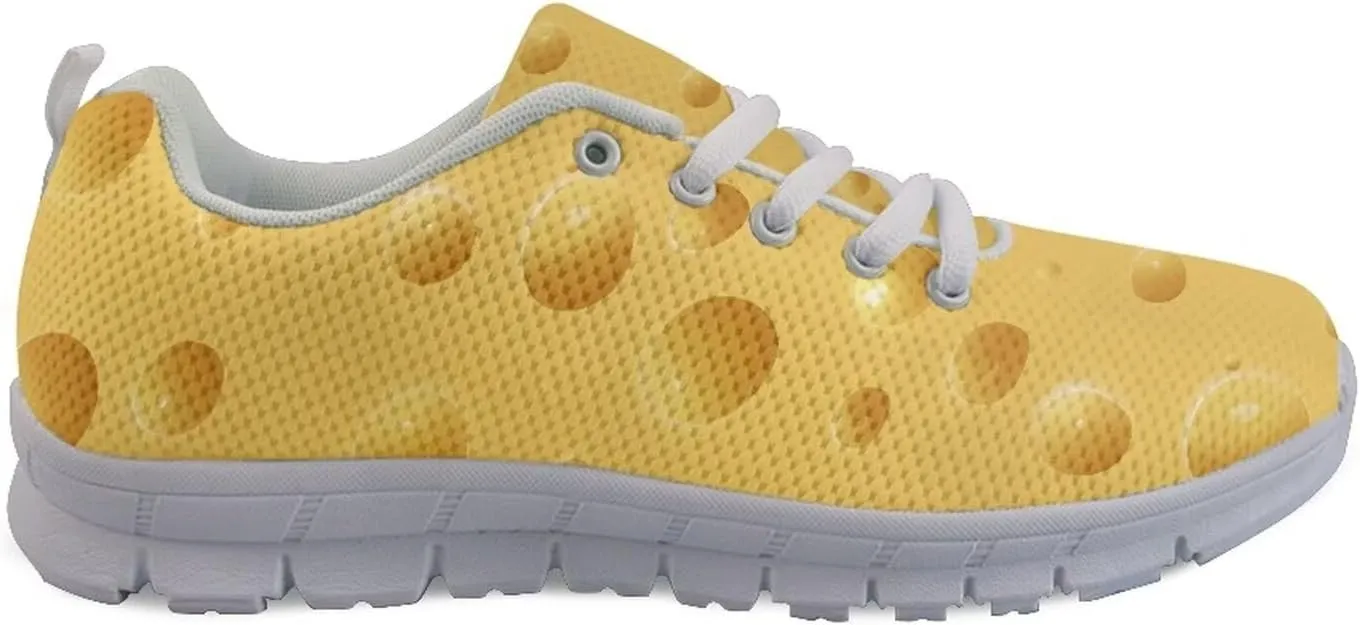 AmzPrint Women Men Shoes for Bike Work Nursing Restaurants Walking Sneakers White Sole Running Shoes for Women Men Sneakers
