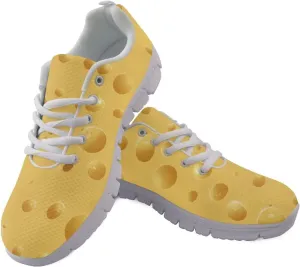 AmzPrint Women Men Shoes for Bike Work Nursing Restaurants Walking Sneakers White Sole Running Shoes for Women Men Sneakers
