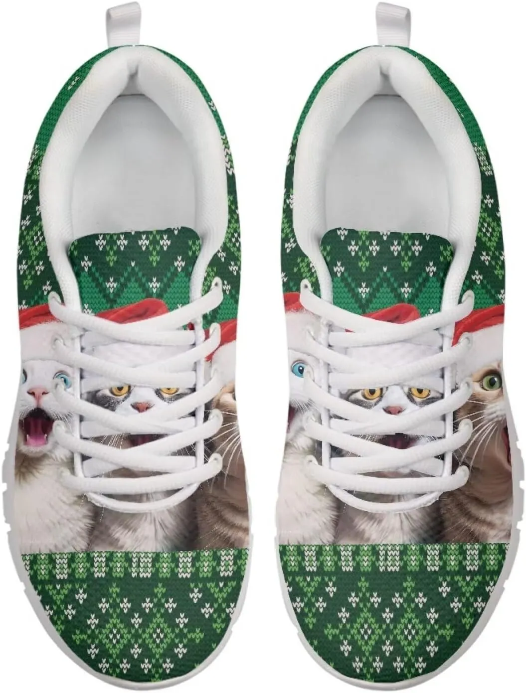 AmzPrint Women Men Walking Shoes Animal Print White Sole Shoes for Women Jogging Tennis Footwear Sneakers Size 5.5-13.5 Us