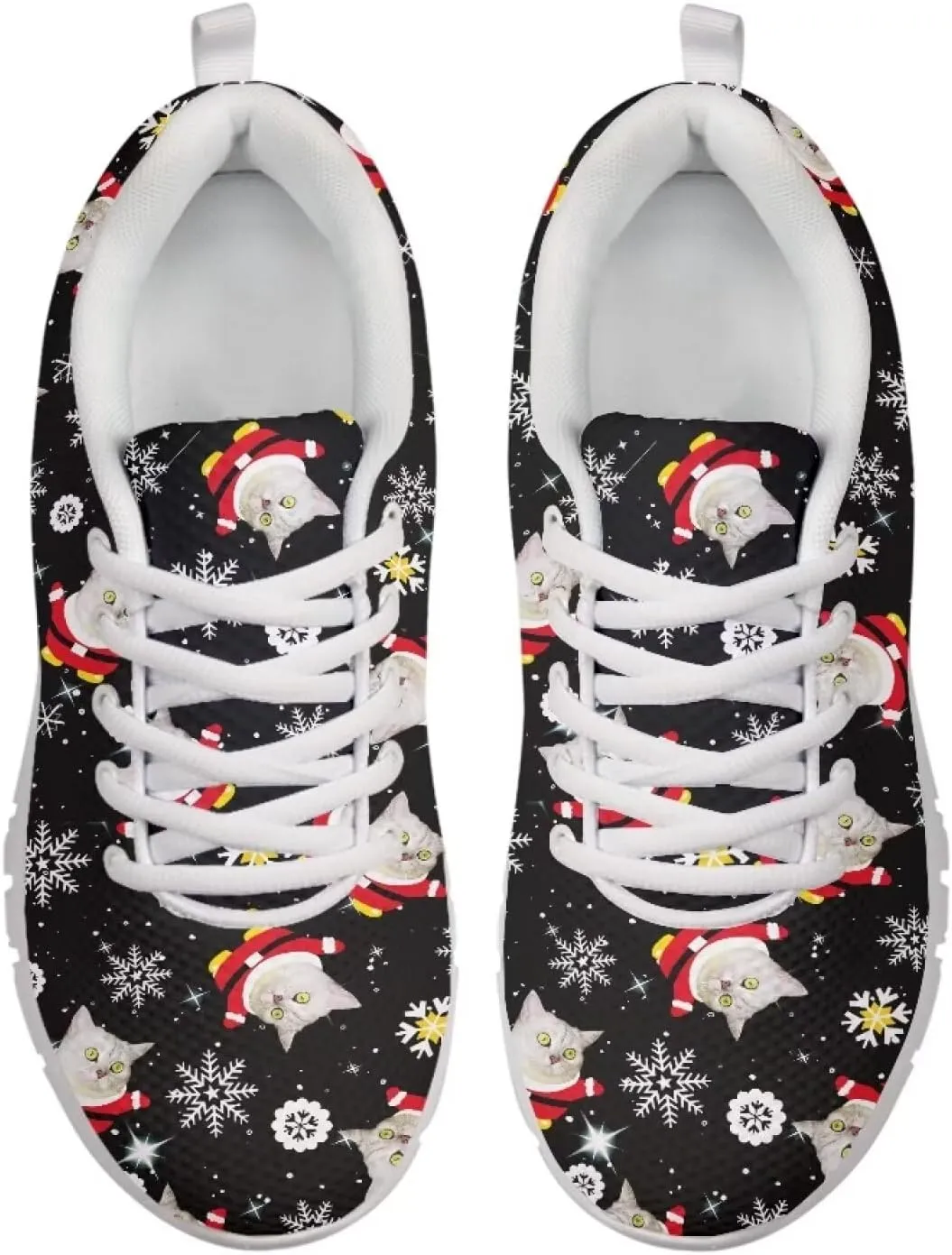 AmzPrint Women Men Walking Shoes Animal Print White Sole Shoes for Women Jogging Tennis Footwear Sneakers Size 5.5-13.5 Us