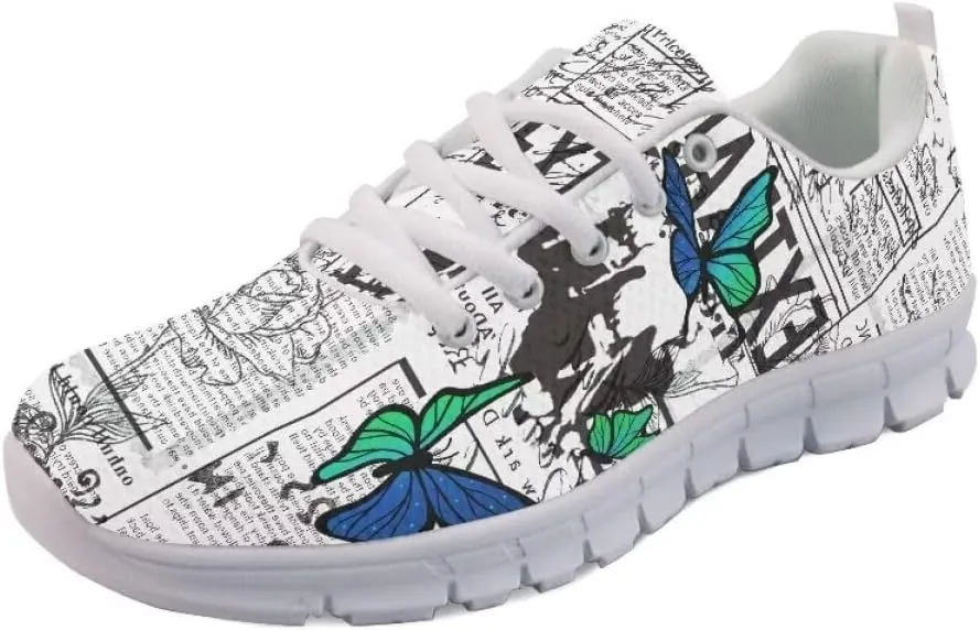 AmzPrint Womens Mens Casual Slip On Sneakers Fashion Mesh White Sole Cheetah Print Shoes for Women Men Walking Shoes Size 9