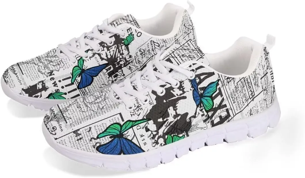 AmzPrint Womens Mens Casual Slip On Sneakers Fashion Mesh White Sole Cheetah Print Shoes for Women Men Walking Shoes Size 9
