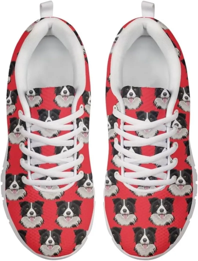 AmzPrint Womens Mens Fashion Casual Sneakers Printed White Sole Walking Shoes for Women Men Running Shoes Size 5.5-13.5