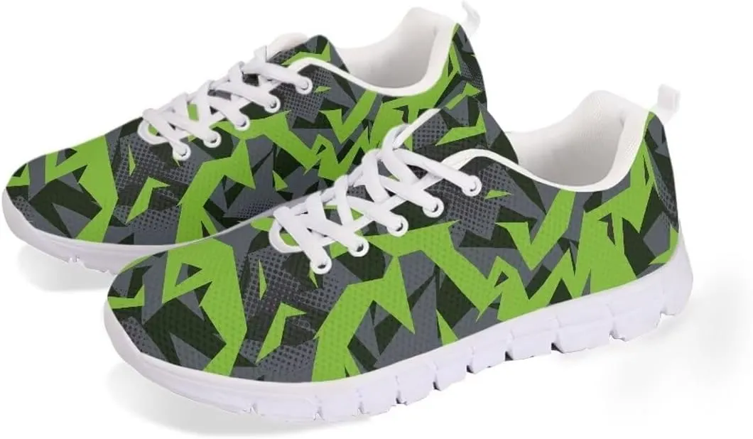 AmzPrint Womens Mens Walking Shoe Cute Animal Print White Sole Hiking Shoes for Women Men Fahsion Casual Sneakers Size 5.5-13.5