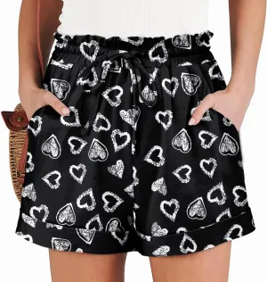 Angerella Women Casual Shorts Drawstring Comfy Elastic Waist Shorts Summer Pull On Short Pants with Pockets