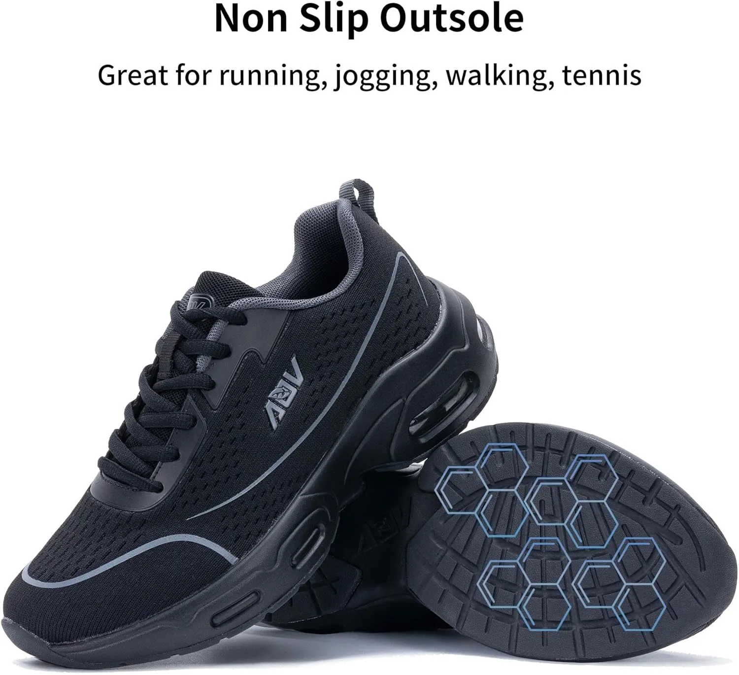 AOV Women Arch Support Walking Shoes Orthotic Tennis Sneakers for Plantar Fasciitis Athletic Running Shoes