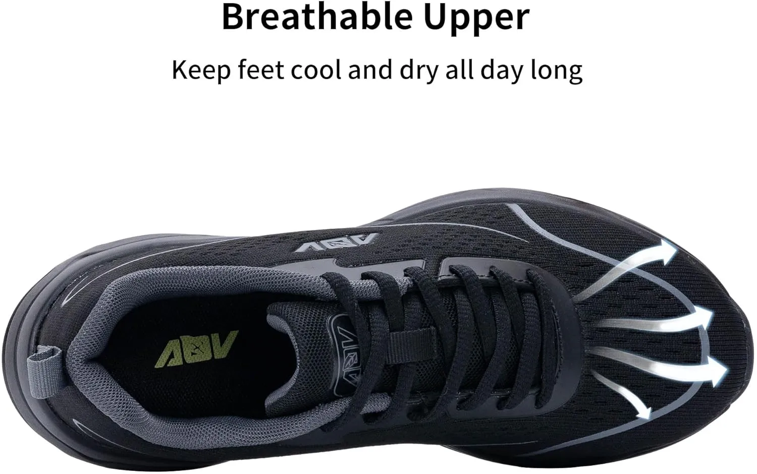 AOV Women Arch Support Walking Shoes Orthotic Tennis Sneakers for Plantar Fasciitis Athletic Running Shoes