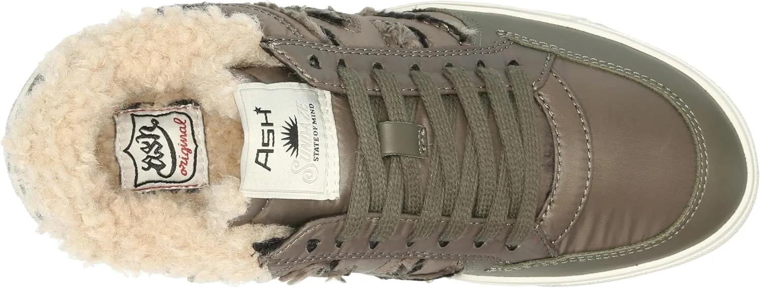 ASH Women's Malibu Bis Fur Lined Sneaker-Stylish, Comfortable, Casual Footwear for Everyday Wear