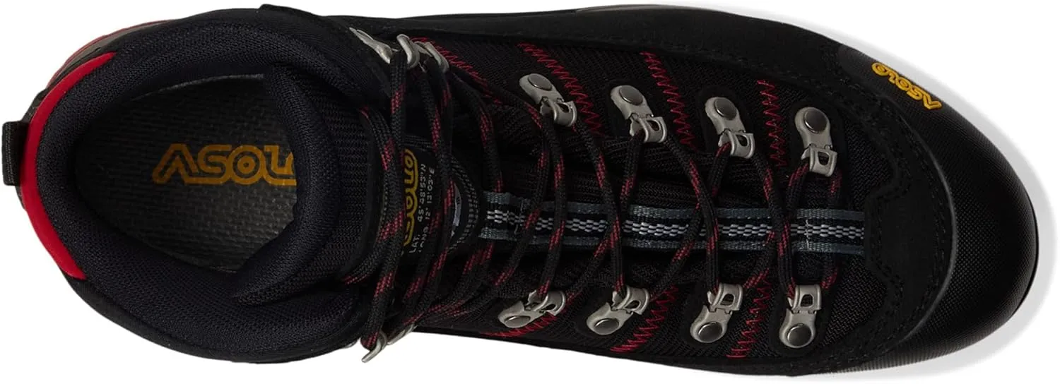 ASOLO Men's FUGITIVE GTX Water-Resistant Breathable Suede Nylon Trekking Low Ankle Hiking Boots | Toe Rubber Cap
