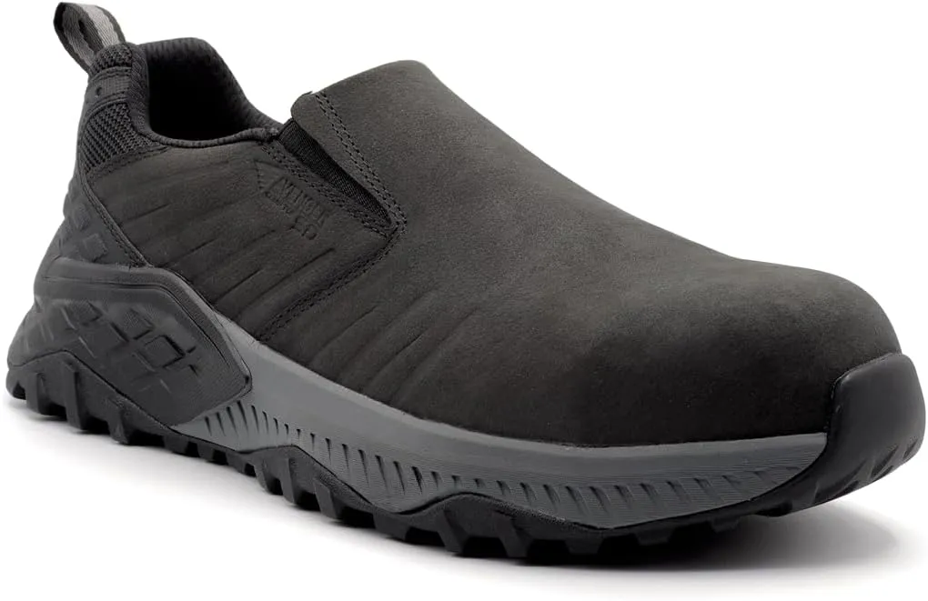 Avenger Work Boots Men's Summit Trail Moc Ct Industrial Shoe, Black, 17 X-Wide