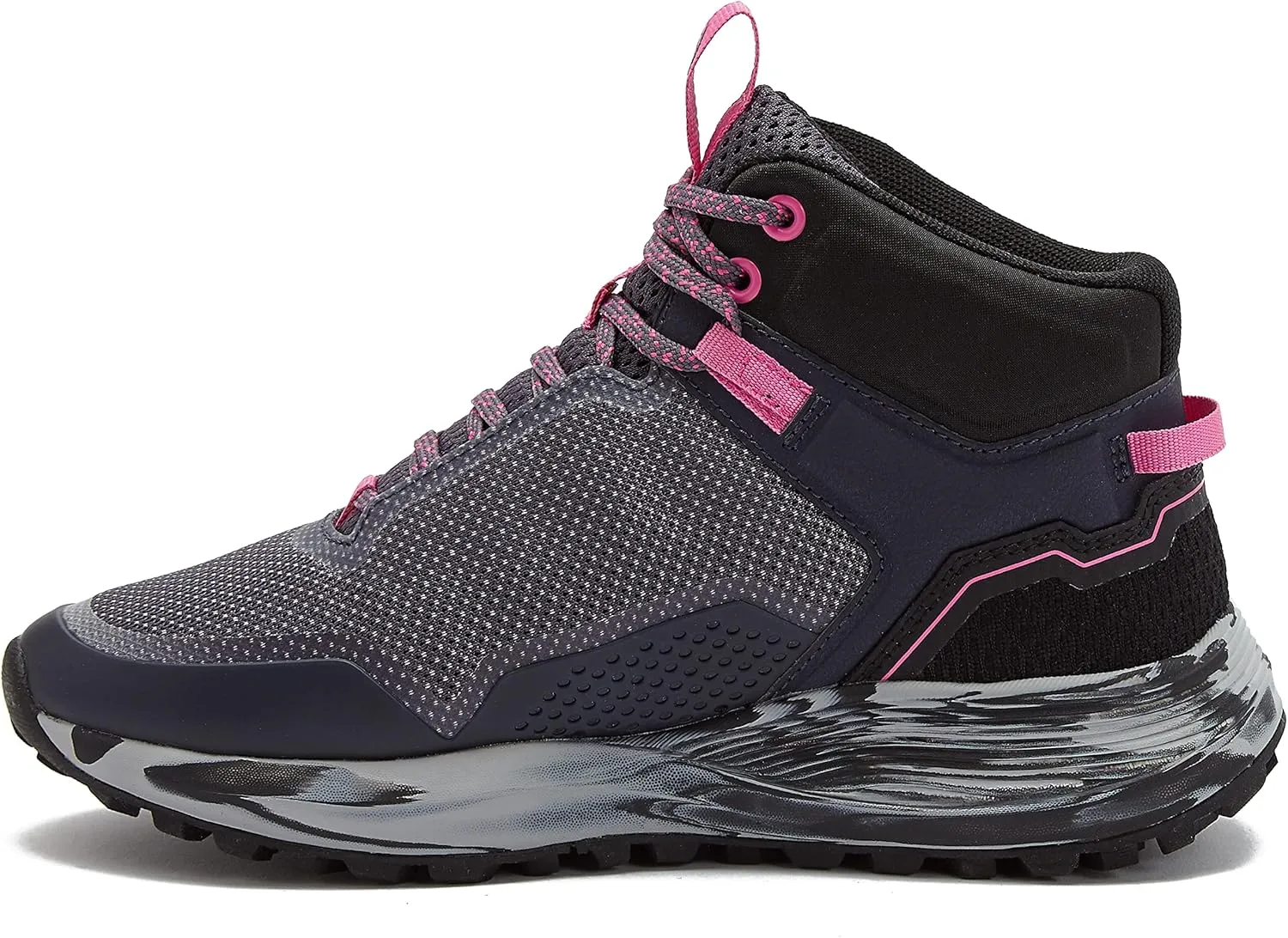 Avia Grit Sport Women’s Hiking Boots, Mid Top Ankle Trail Shoes for All Weather