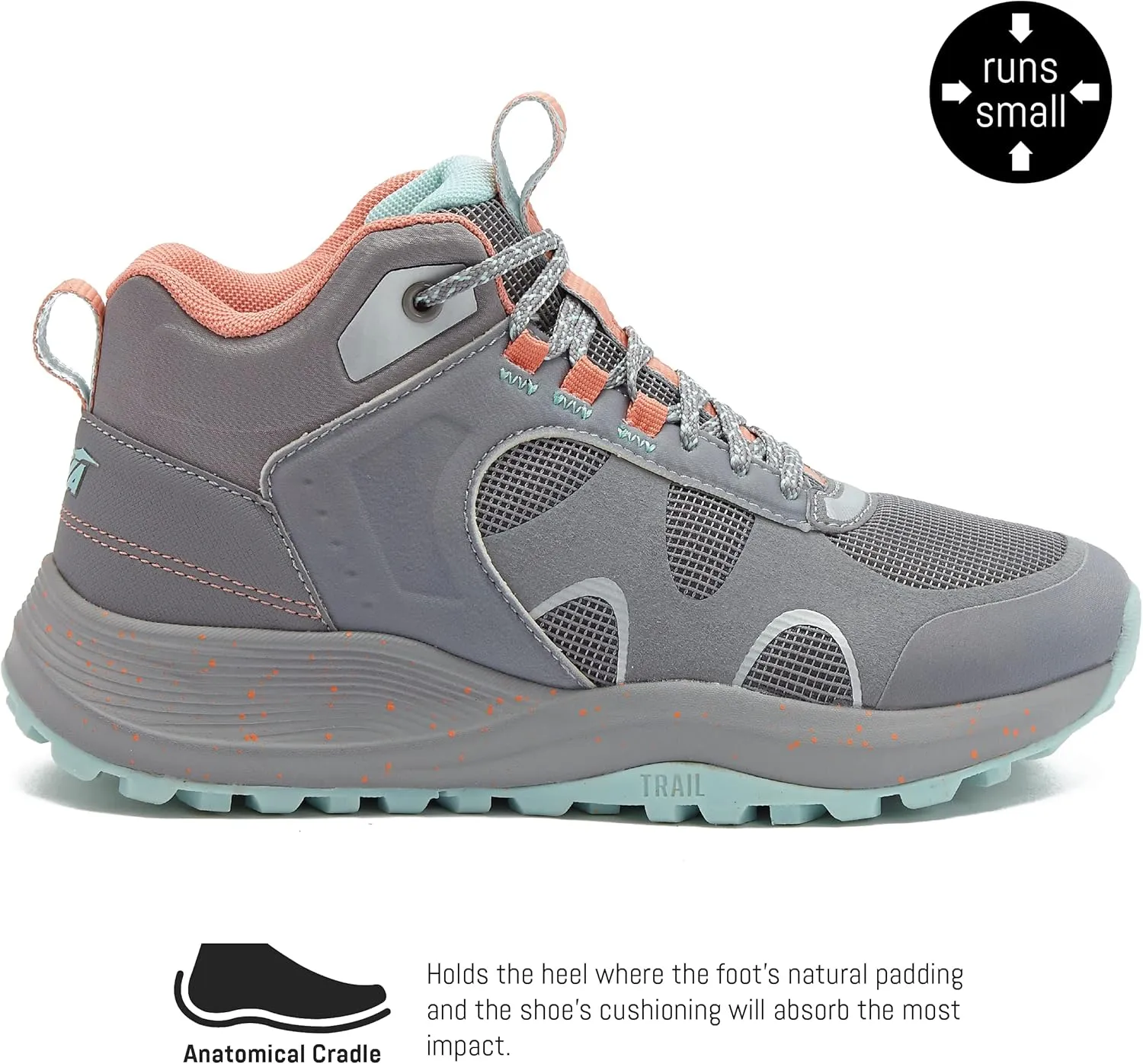 Avia Vamp Women’s Mid Top Walking Shoes, Ankle Trail Boots for All Weather