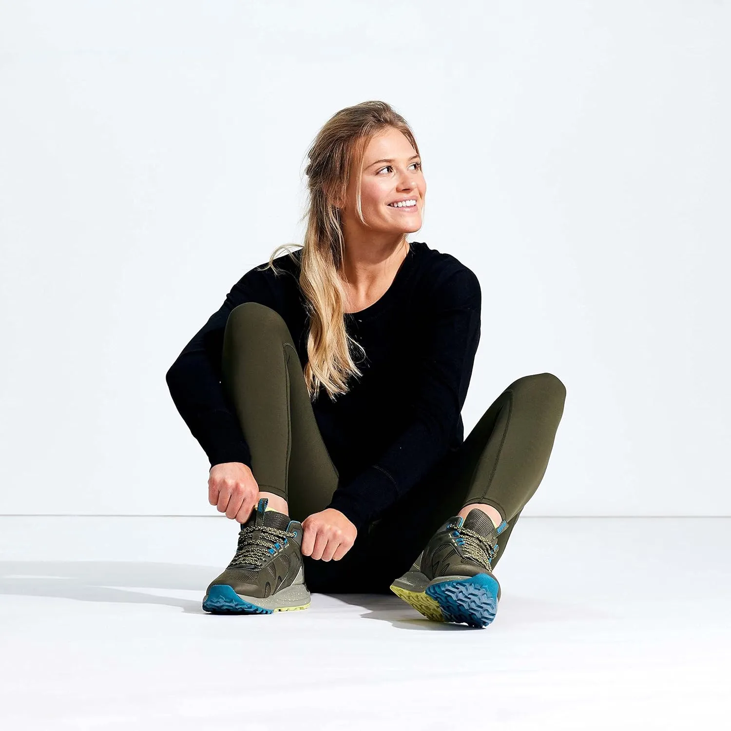 Avia Vamp Women’s Mid Top Walking Shoes, Ankle Trail Boots for All Weather