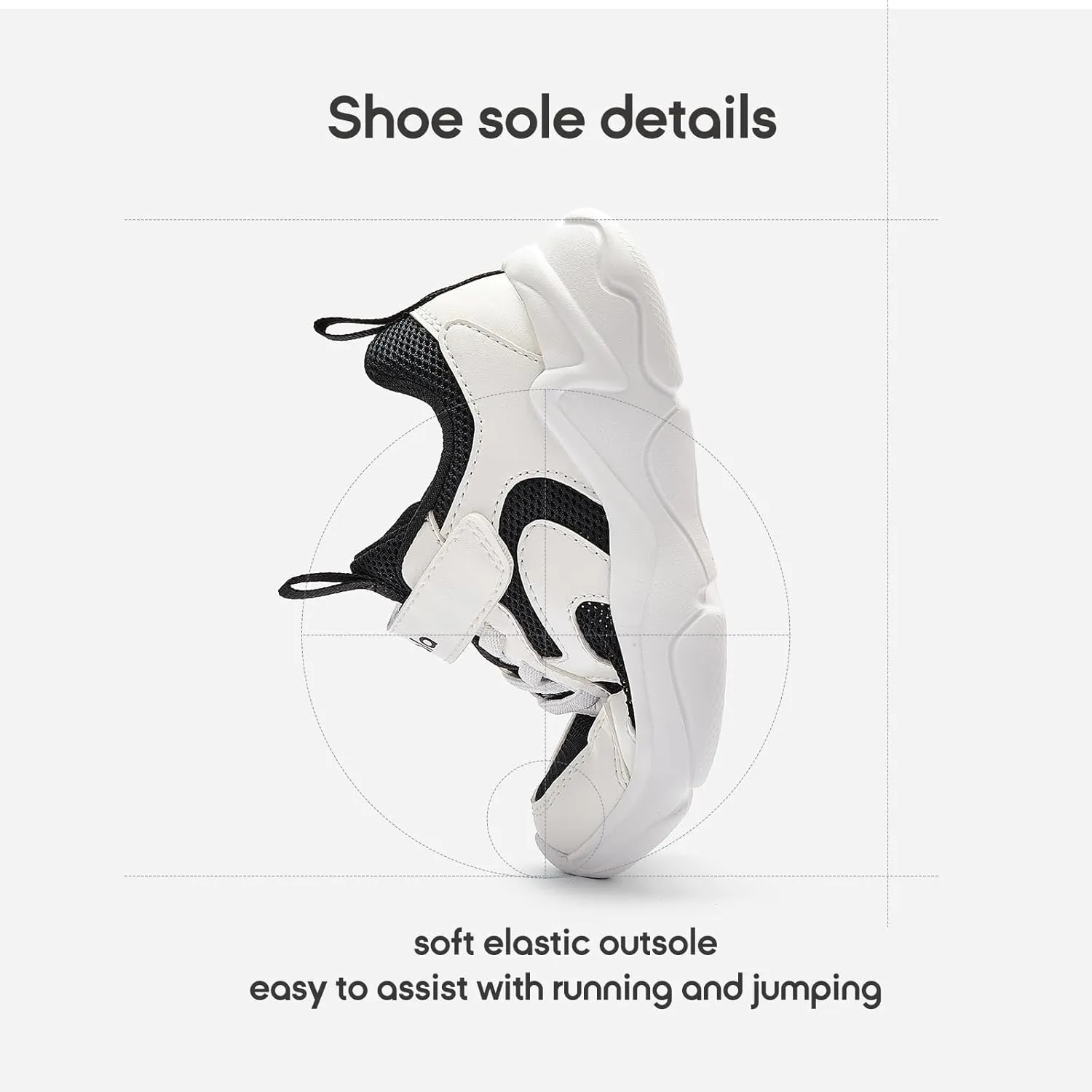 Balabala Kids Boys Girls Sneakers Breathable Athletic Sport Running Walking Tennis Shoes