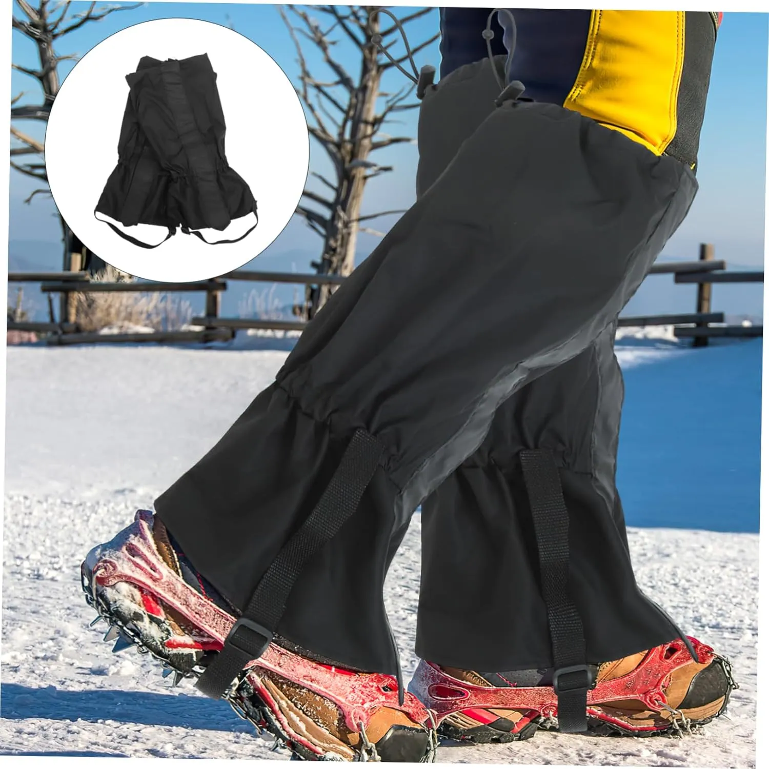 BESPORTBLE Leg Gaiters for Backing Women Gaiters for Hiking Waterproof Walking Trail Gator Equipment Outdoor