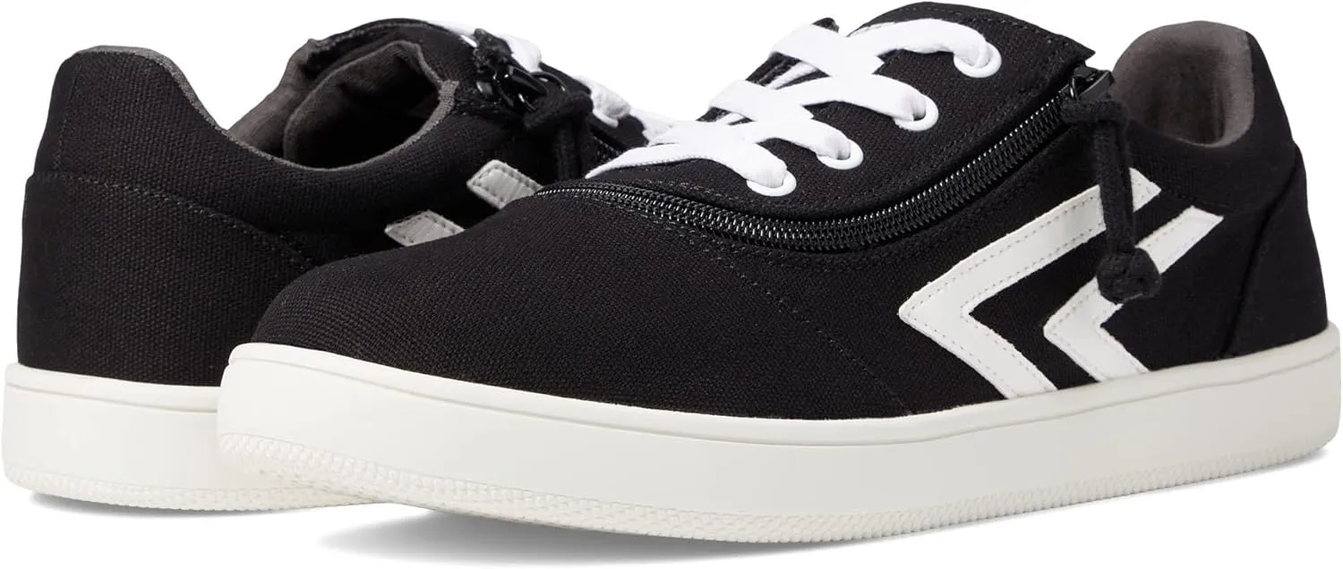 BILLY Footwear CS Sneaker Low Shoes for Kids – Man-Made Construction – Zipper and Lace Closure – Round Toe