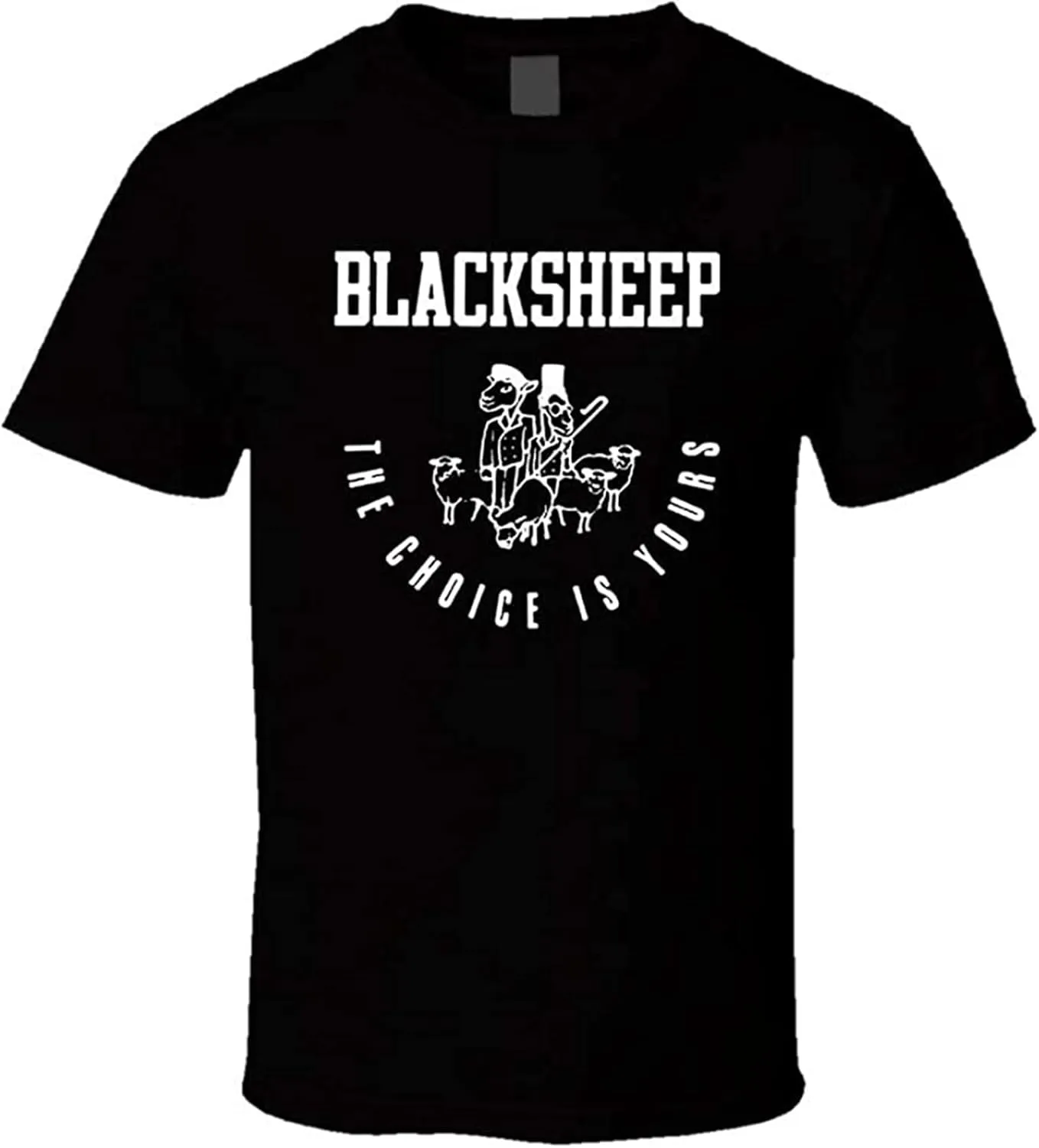 Black Sheep Music Album Rap Retno Men's T-Shirt Unisex Black Clothing Tee