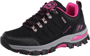 BORAMAX Women's Sneakers Outdoor Sports Climbing Hiking Shoes Waterproof Trekking Running Shoes Womens Climbing Shoes