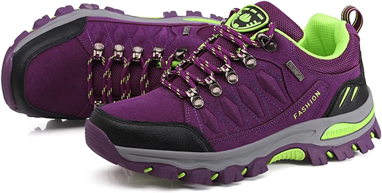 BORAMAX Women's Sneakers Outdoor Sports Climbing Hiking Shoes Waterproof Trekking Running Shoes Womens Climbing Shoes