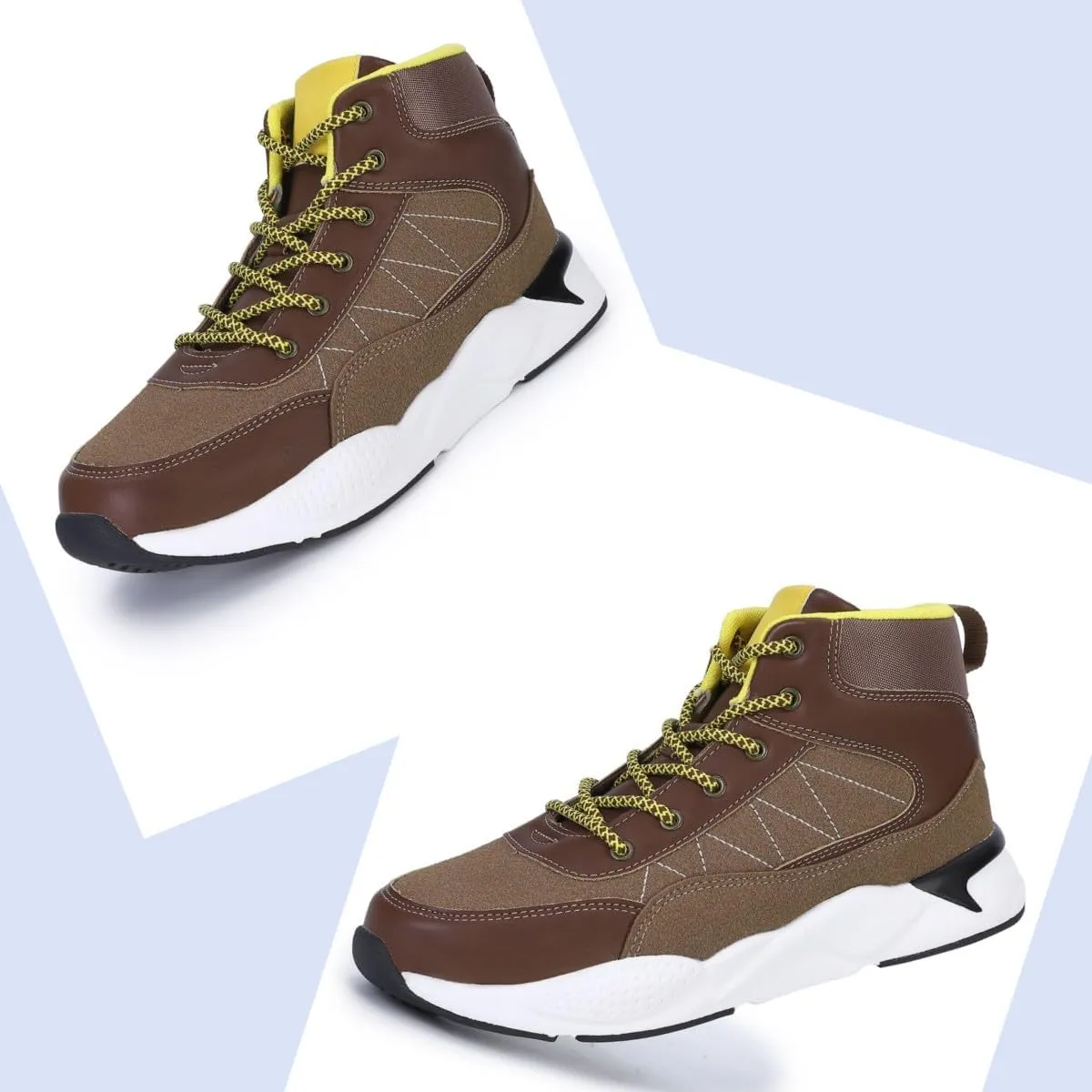 Boy's Casual Outdoor Trekking Walking Shoes, Mid Athletic Hiking Comfortable Boot Anti-Slip Trail Running Sneakers (Little Big Kid)