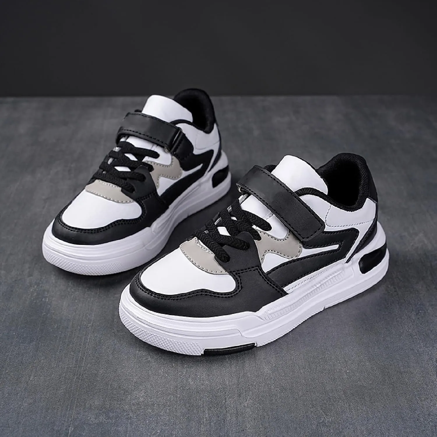 Boys Girls Low Top Skate Sneakers Kids Comfortable Casual Running Tennis Shoes