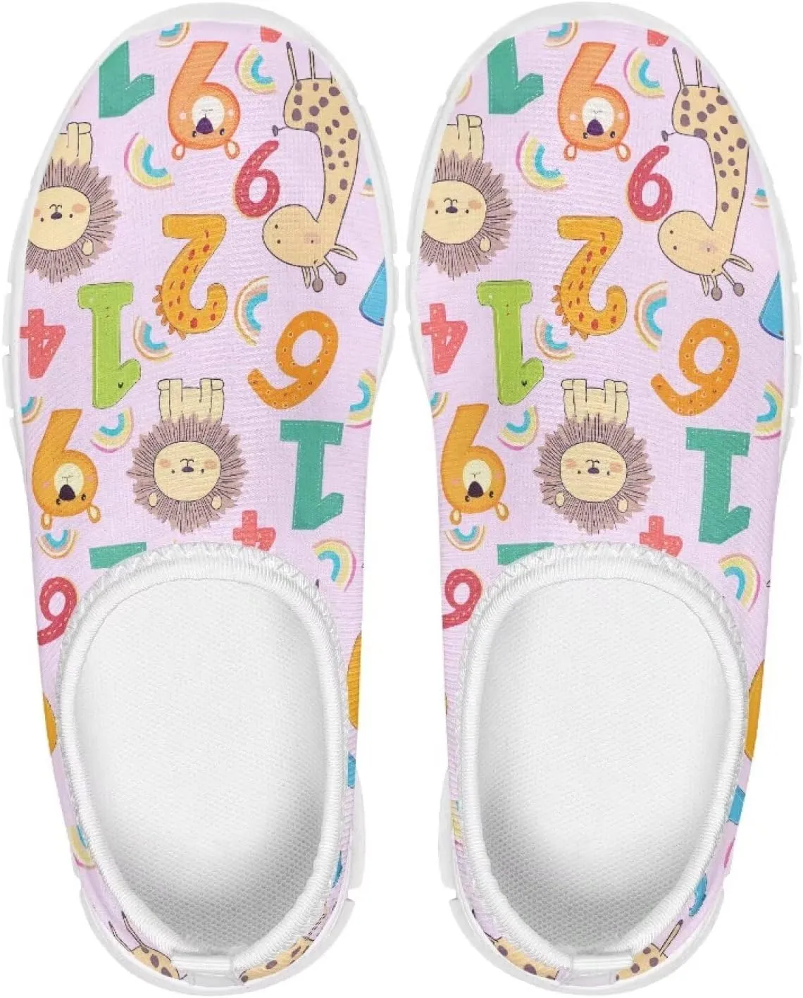 Boys Girls Shoes Kids Slip On Loafers Lightweight Non Slip Soft Walking Shoes Outdoor Low Top Casual Sneakers White Sole Size 11-15