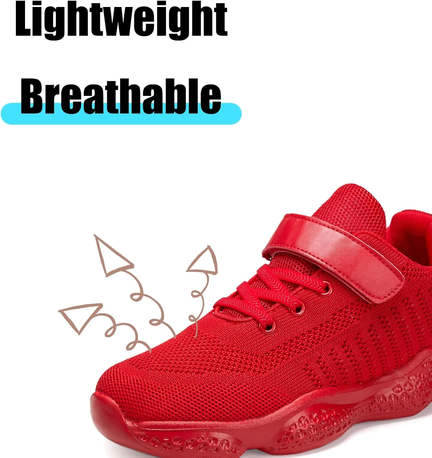 Boys Girls Sneakers Knitted Mesh Sports Shoes Breathable Lightweight Running Shoes for Kids Fashion Athletic Casual Shoes (Little/Big)