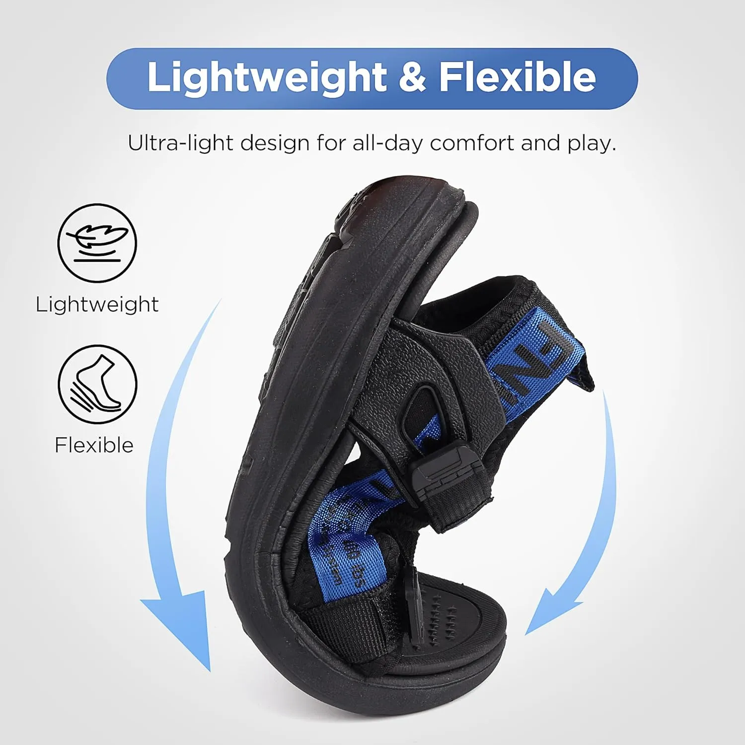 Boys Sandals Kids Summer Sports Hiking Sandals Adjustable Straps for Beach Outdoor Lightweight(Little Kid/Big Kid)