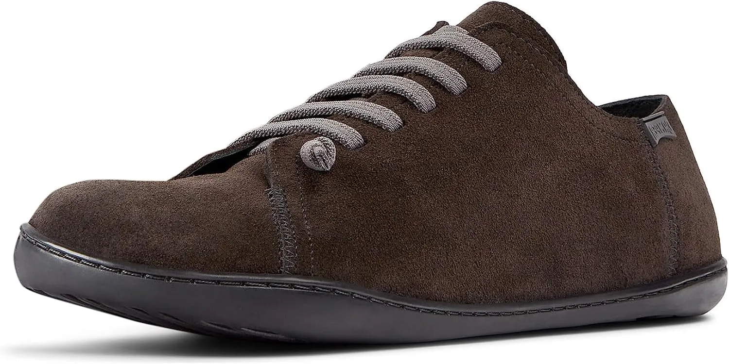 Camper Peu Men’s Fashion Sneakers - Ultra-Comfortable Leather Barefoot Shoes for Men with Comfort Footbed and Breathable Lining, Natural Foot Shape