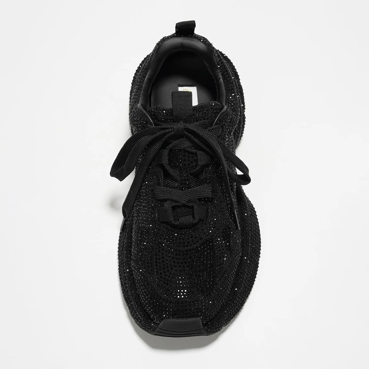 Cape Robbin Johanna Sneakers, Chunky Sneakers Women, Trendy Rhinestone Platform Sneakers, Chunky Black & White Sneakers Women
