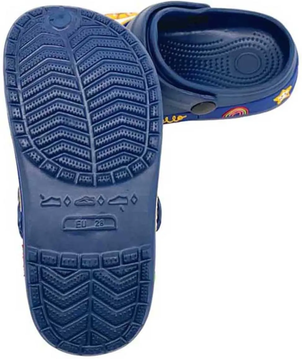 Cartoon Garden Clogs for Home: Cute Shoes for Boys Toddler - Non-Slip Kids Slippers for Beach Outdoor Pool